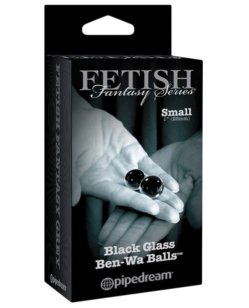 Fetish Fantasy Limited Edition Black Glass Ben - wa Balls | Shop Lowest Prices at fonlove.shop
