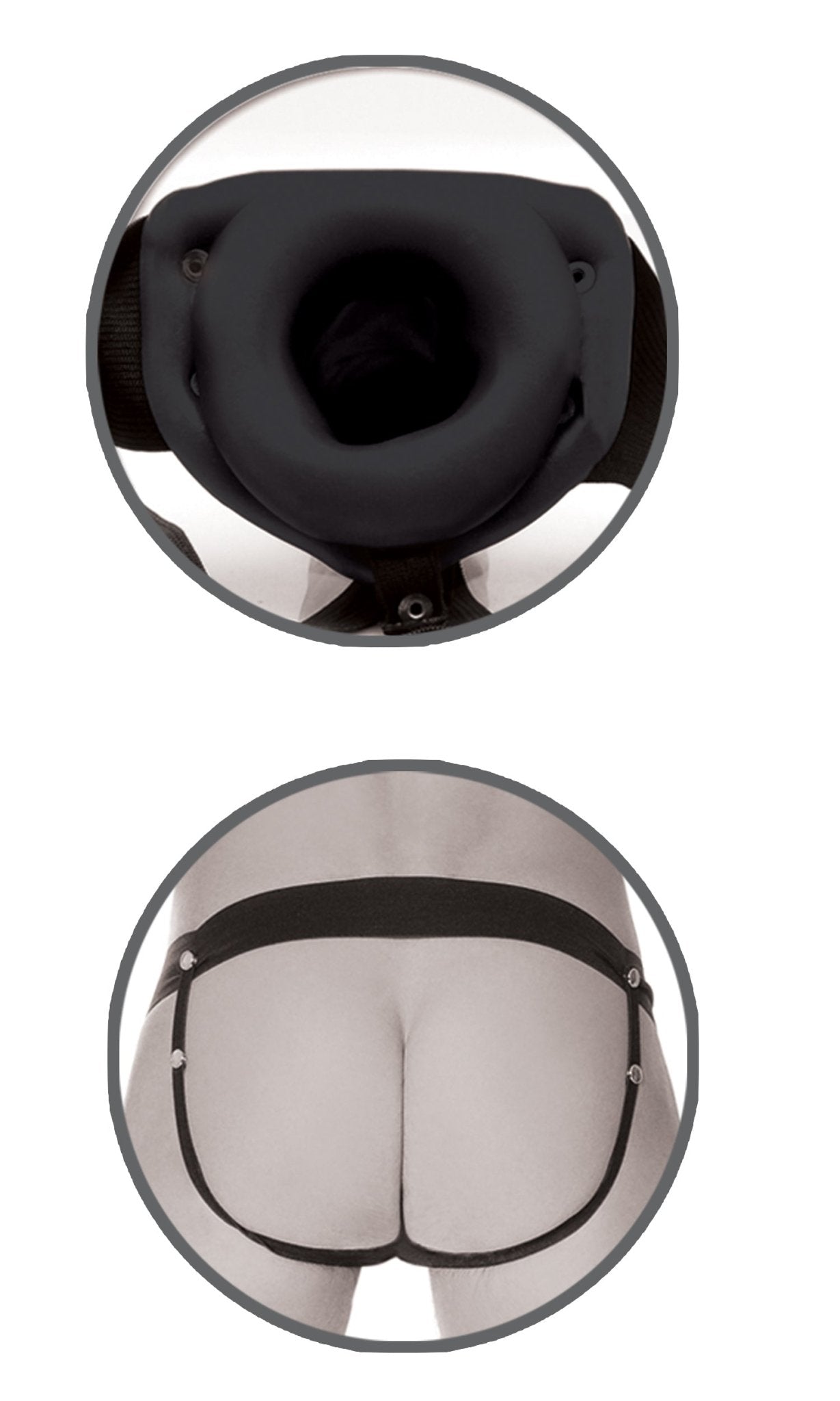 Fetish Fantasy Limited Edition Hollow Strap On - Black | Shop Lowest Prices at fonlove.shop