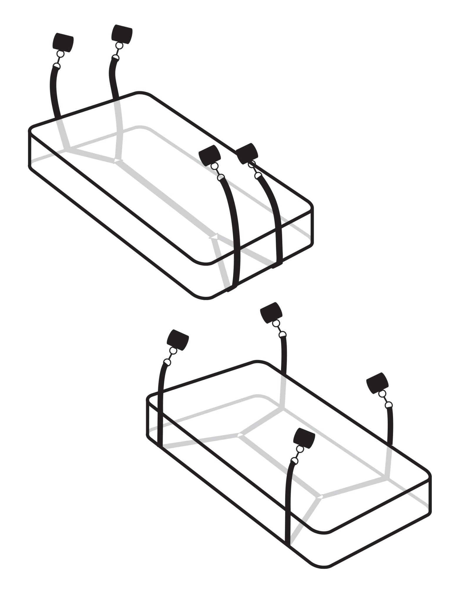 Fetish Fantasy Limited Edition Wraparound Mattress Restraints | Shop Lowest Prices at fonlove.shop