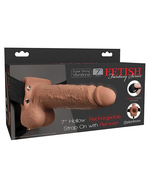 Fetish Fantasy Series 7" Hollow Rechargeable Strap On W/remote | Shop Lowest Prices at fonlove.shop