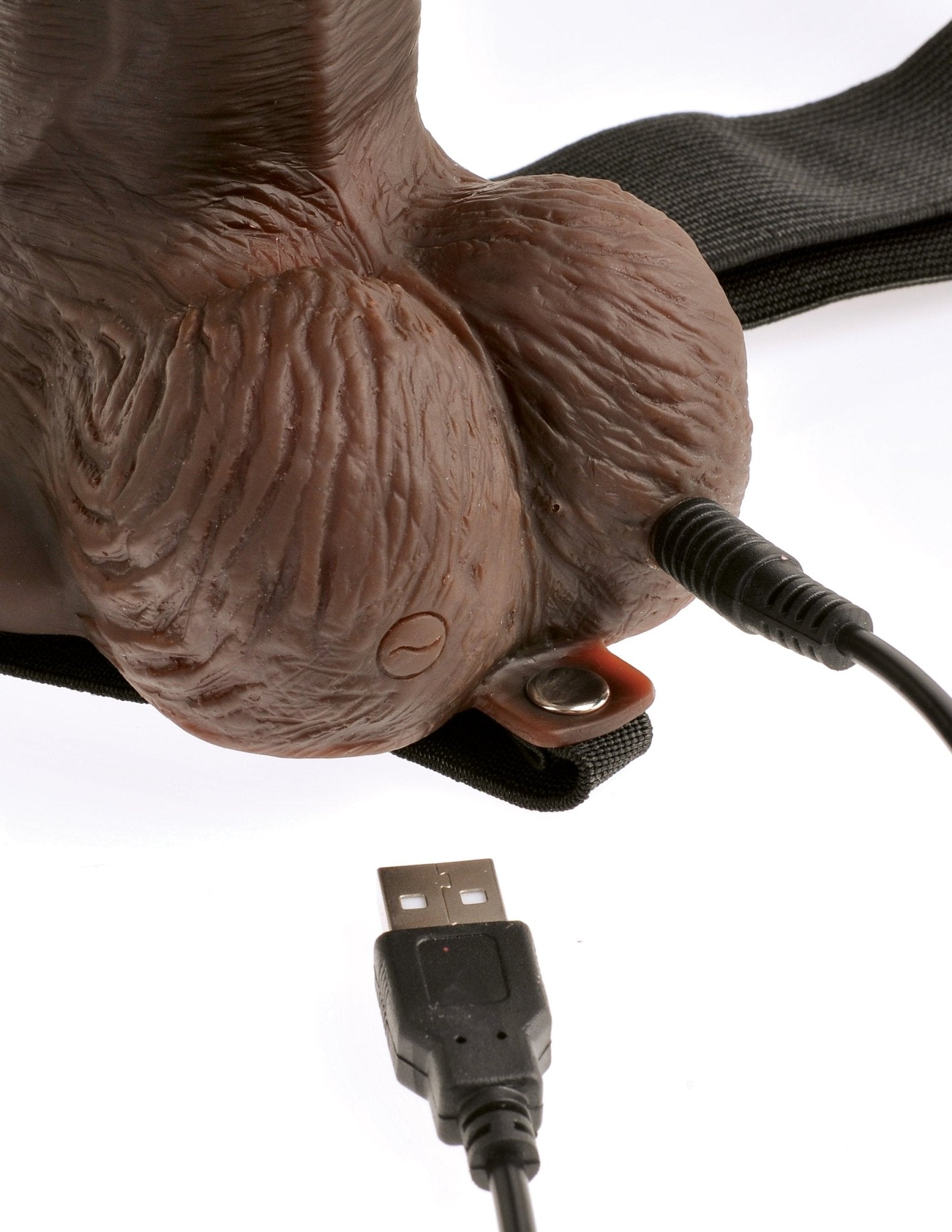 Fetish Fantasy Series 8" Hollow Rechargeable Strap On W/remote - Brown | Shop Lowest Prices at fonlove.shop