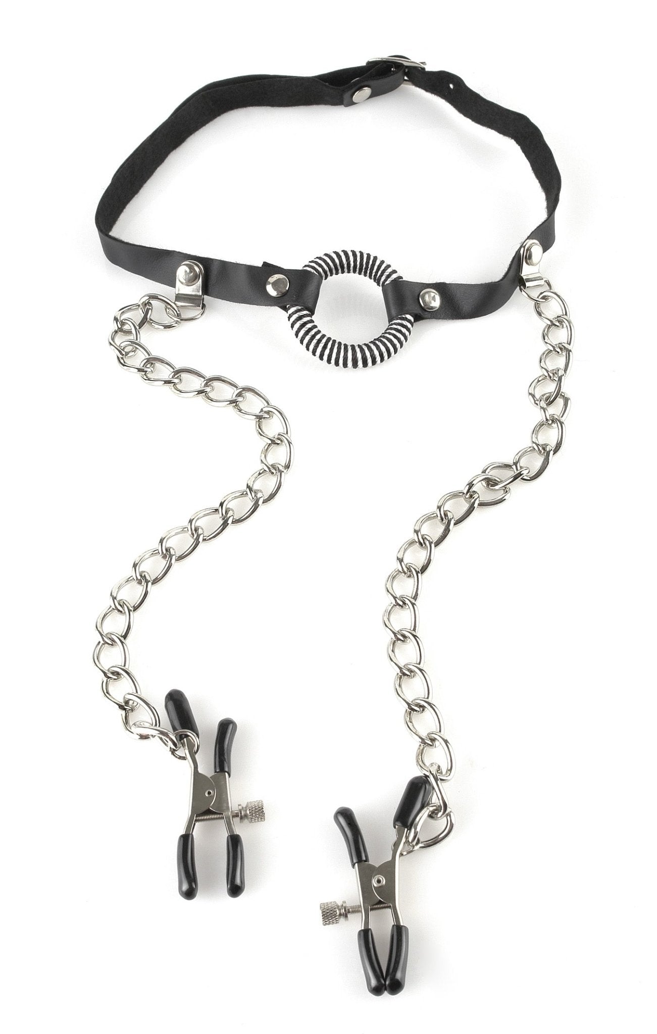 Fetish Fantasy Series O Ring Gag W/nipple Clamps | Shop Lowest Prices at fonlove.shop