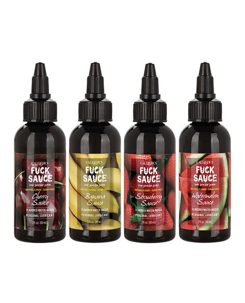 Fuck Sauce Flavored Water Based Personal Lubricant Variety 4 Pack - 2 Oz Each | Shop Lowest Prices at fonlove.shop