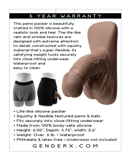 Gender X 4" Silicone Packer | Shop Lowest Prices at fonlove.shop
