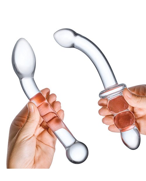 Glas 2 Pc G - spot Pleasure Glass Dildo Set | Shop Lowest Prices at fonlove.shop