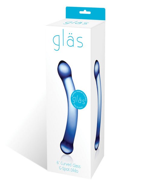 Glas 6" Curved G - spot Glass Dildo | Shop Lowest Prices at fonlove.shop
