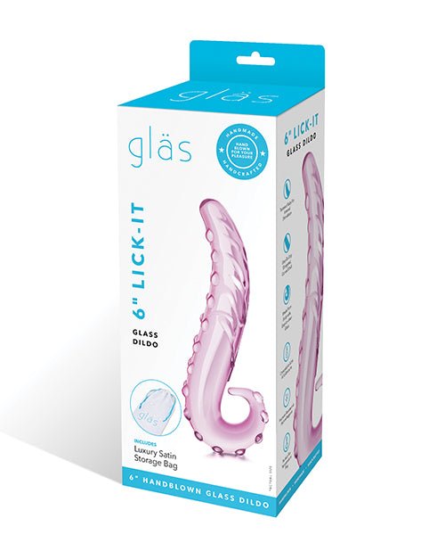 Glas 6" Lick - it Glass Dildo | Shop Lowest Prices at fonlove.shop