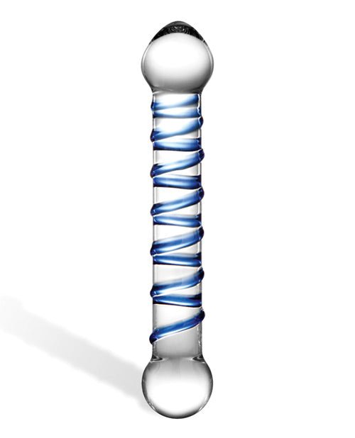 Glas 6.5" Spiral Dildo | Shop Lowest Prices at fonlove.shop