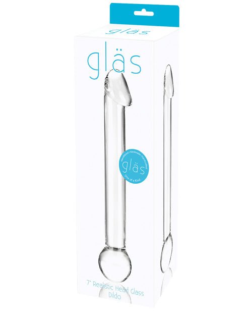 Glas 7" Realistic Head Glass Dildo | Shop Lowest Prices at fonlove.shop