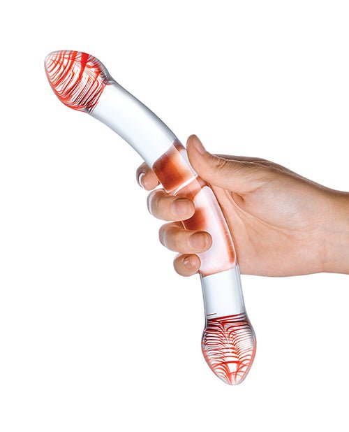 Glas Red Head Double 9" Glass Dildo | Shop Lowest Prices at fonlove.shop
