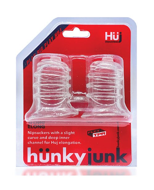 Hunky Junk Elong Nipsuckers - Black | Shop Lowest Prices at fonlove.shop