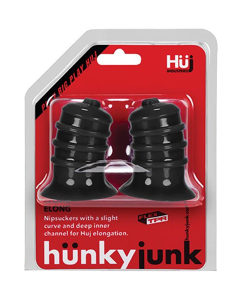 Hunky Junk Elong Nipsuckers - Black | Shop Lowest Prices at fonlove.shop