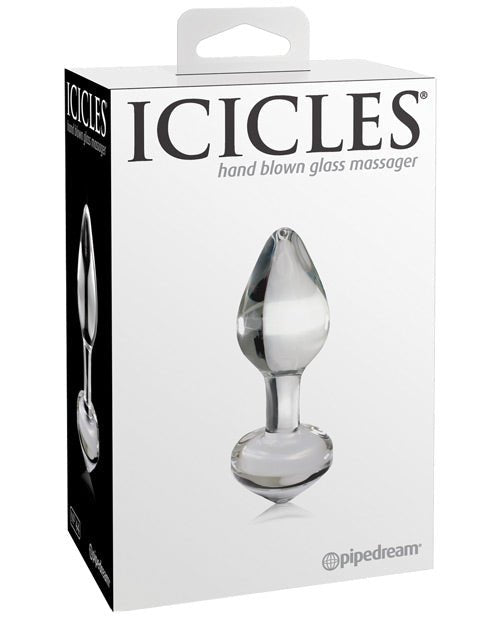 Icicles No. 44 Hand Blown Glass Butt Plug | Shop Lowest Prices at fonlove.shop