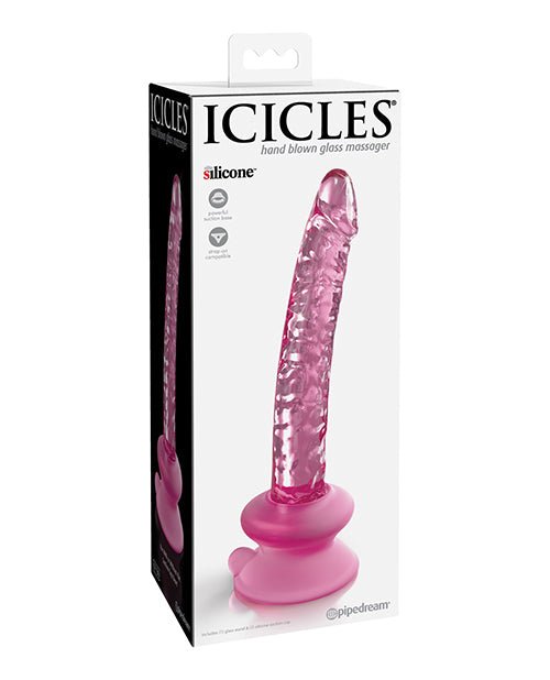 Icicles No. 86 Hand Blown Glass Dildo w/suction Cup | Shop Lowest Prices at fonlove.shop