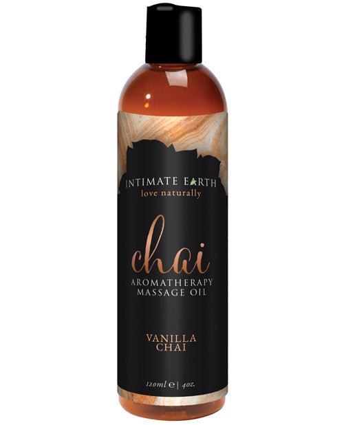 Intimate Earth Vanilla Chai Aromatherapy Massage Oil | Shop Lowest Prices at fonlove.shop