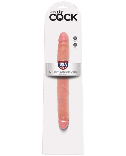 King Cock 12" Slim Double | Shop Lowest Prices at fonlove.shop
