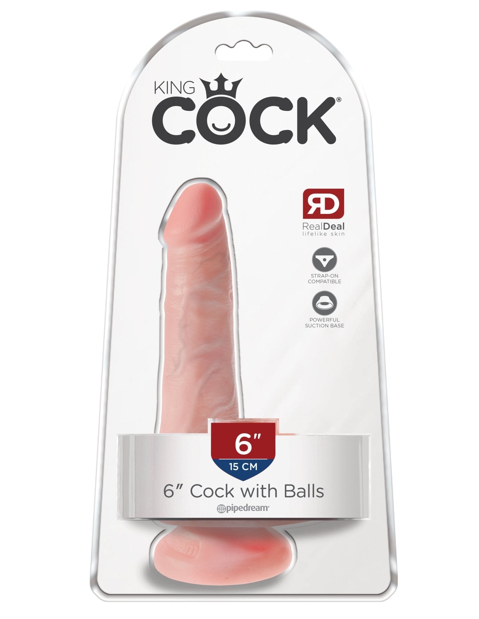 King Cock 6" Cock w/ Balls | Shop Lowest Prices at fonlove.shop