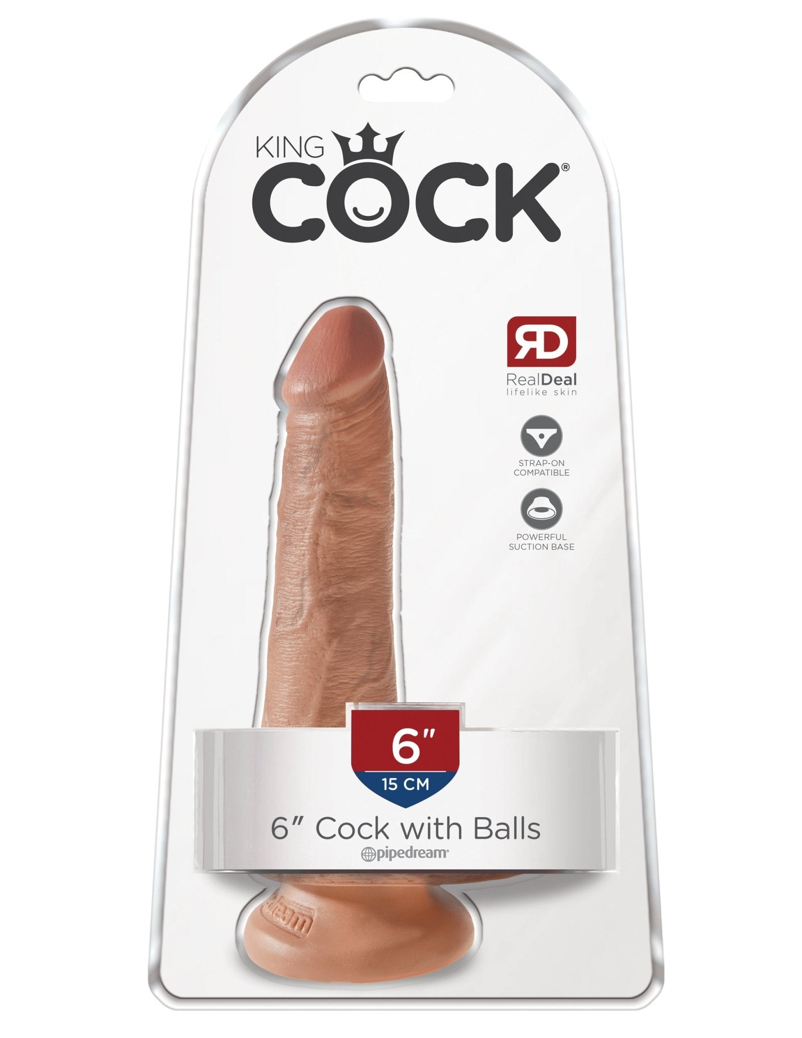 King Cock 6" Cock w/ Balls | Shop Lowest Prices at fonlove.shop