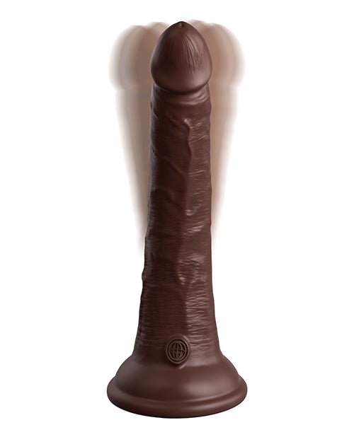 King Cock Elite 7" Dual Density Vibrating Silicone Cock W/remote | Shop Lowest Prices at fonlove.shop