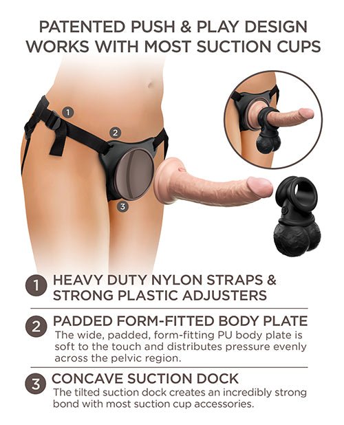 King Cock Elite Ultimate Vibrating Silicone Body Dock Kit with Remote | Shop Lowest Prices at fonlove.shop