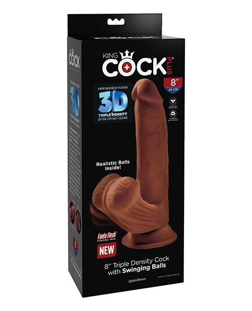 King Cock Plus 8" Triple Density Cock W/swinging Balls | Shop Lowest Prices at fonlove.shop
