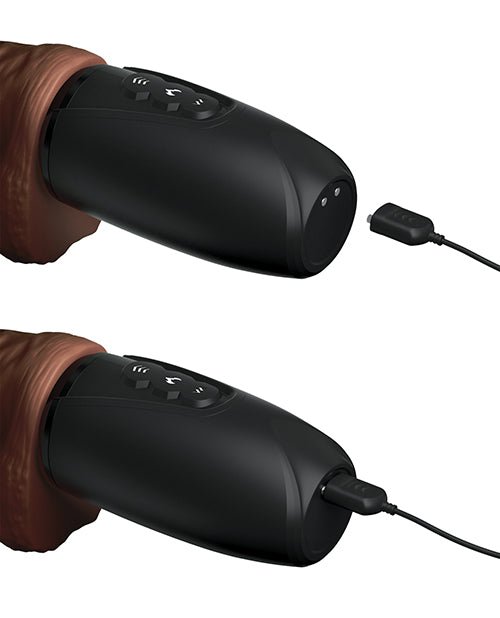 King Cock Plus Thrusting, Warming & Vibrating 7.5" Triple Threat Dong | Shop Lowest Prices at fonlove.shop