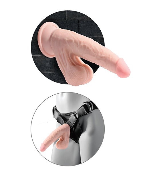 King Cock Plus Triple Density Cock W/swinging Balls - Ivory | Shop Lowest Prices at fonlove.shop