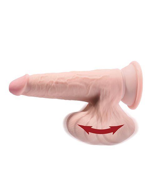 King Cock Plus Triple Density Cock W/swinging Balls - Ivory | Shop Lowest Prices at fonlove.shop