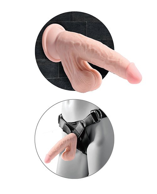 King Cock Plus Triple Density Cock W/swinging Balls - Ivory | Shop Lowest Prices at fonlove.shop