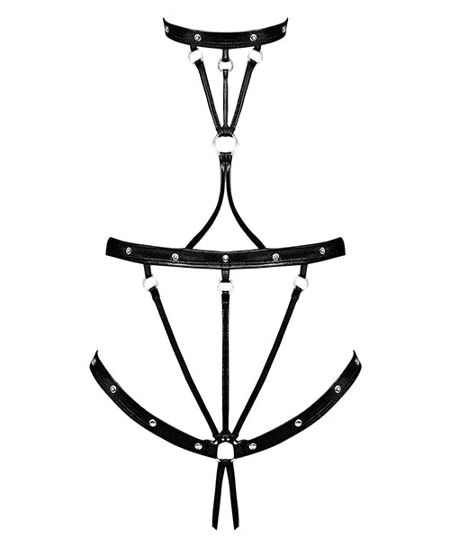 Lust Seducer Strappy Cupless & Crotchless G - string Teddy | Shop Lowest Prices at fonlove.shop