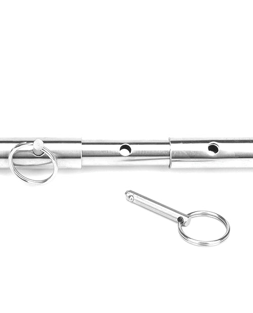 Lux Fetish Expandable Bar Spreader Set W/leatherette Cuffs | Shop Lowest Prices at fonlove.shop