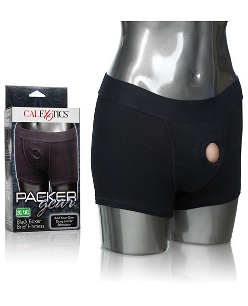Packer Gear Boxer Brief Harness - Black | Shop Lowest Prices at fonlove.shop