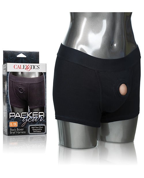 Packer Gear Boxer Brief Harness - Black | Shop Lowest Prices at fonlove.shop