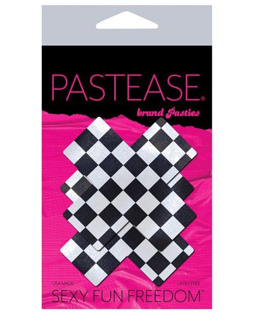 Pastease Checker Cross - Black/white O/s | Shop Lowest Prices at fonlove.shop