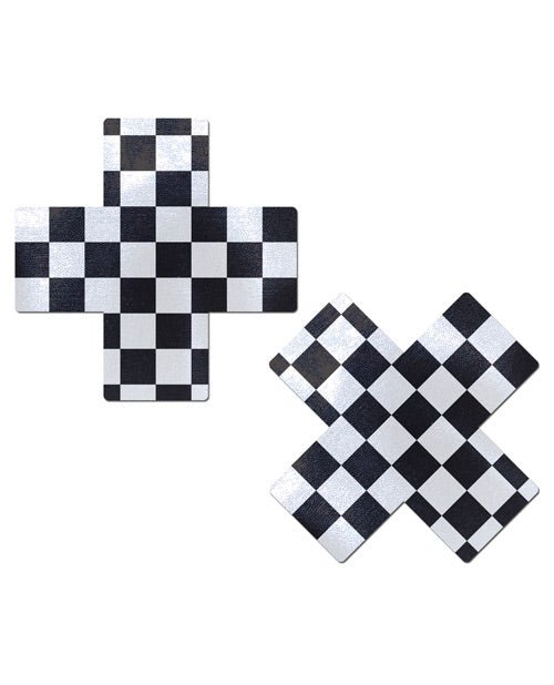Pastease Checker Cross - Black/white O/s | Shop Lowest Prices at fonlove.shop