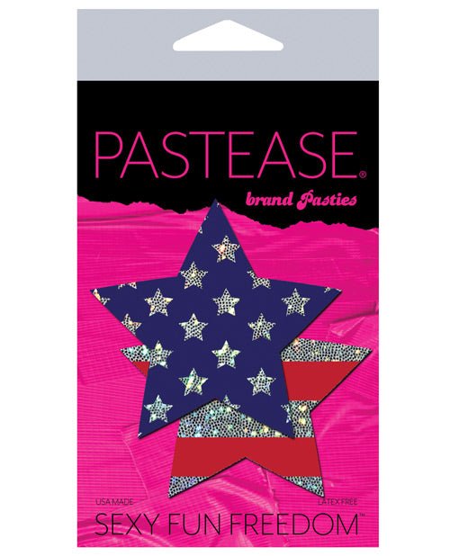 Pastease Glitter Patriotic Star - Red/blue O/s | Shop Lowest Prices at fonlove.shop