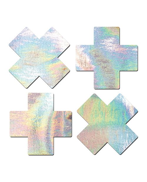 Pastease Holographic Plus X - Silver O/s Pack Of 2 Pair | Shop Lowest Prices at fonlove.shop