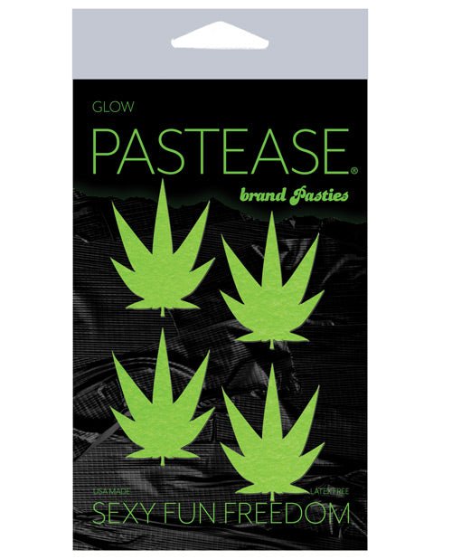 Pastease Petites Leaf - Glow In The Dark Green O/s Pack Of 2 | Shop Lowest Prices at fonlove.shop