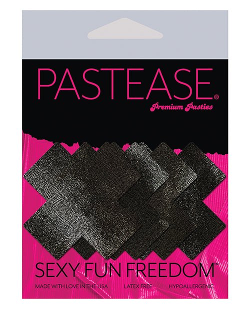 Pastease Petites Liquid Cross - Black O/s Pack Of 2 Pair | Shop Lowest Prices at fonlove.shop