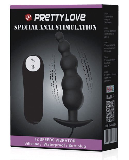 Pretty Love Vibrating Bead Shaped Butt Plug | Shop Lowest Prices at fonlove.shop