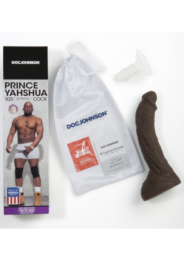 Prince Yahshua Ultraskyn 10.5" Cock - Chocolate | Shop Lowest Prices at fonlove.shop