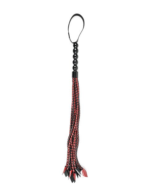 Saffron Braided Flogger - Red/black | Shop Lowest Prices at fonlove.shop