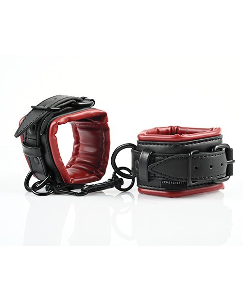 Saffron Spreader Bar & Cuff Set - Red/black | Shop Lowest Prices at fonlove.shop
