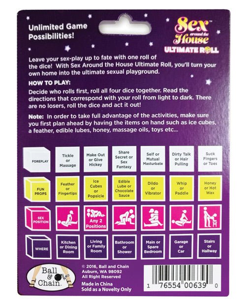 Sex Around The House Ultimate Roll Dice Game | Shop Lowest Prices at fonlove.shop