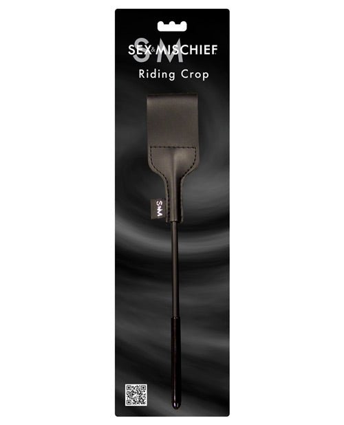 Sex & Mischief Riding Crop - Black | Shop Lowest Prices at fonlove.shop