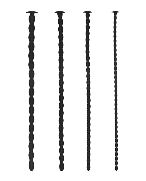 Shots Ouch Advanced Urethral Sounding Silicone Spiral Plug Set | Shop Lowest Prices at fonlove.shop