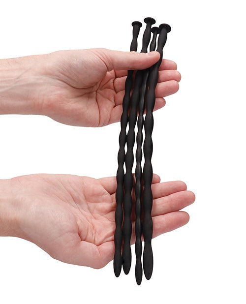 Shots Ouch Advanced Urethral Sounding Silicone Spiral Plug Set | Shop Lowest Prices at fonlove.shop