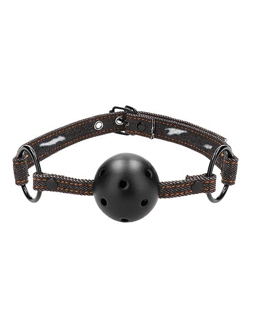 Shots Ouch Breathable Ball Gag W/denim Straps | Shop Lowest Prices at fonlove.shop