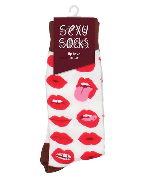 Shots Sexy Socks Lip Love - Female | Shop Lowest Prices at fonlove.shop