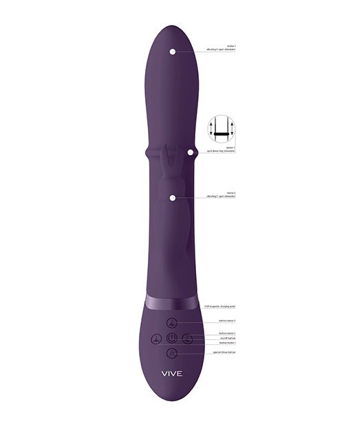 Shots Vive Halo Up & Down Ring G - spot Rabbit | Shop Lowest Prices at fonlove.shop